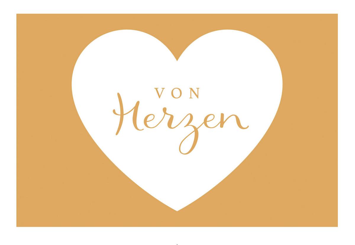 Glückwunschkarte Edelschwarz Multicolor - Basics, Papier (13/9cm)