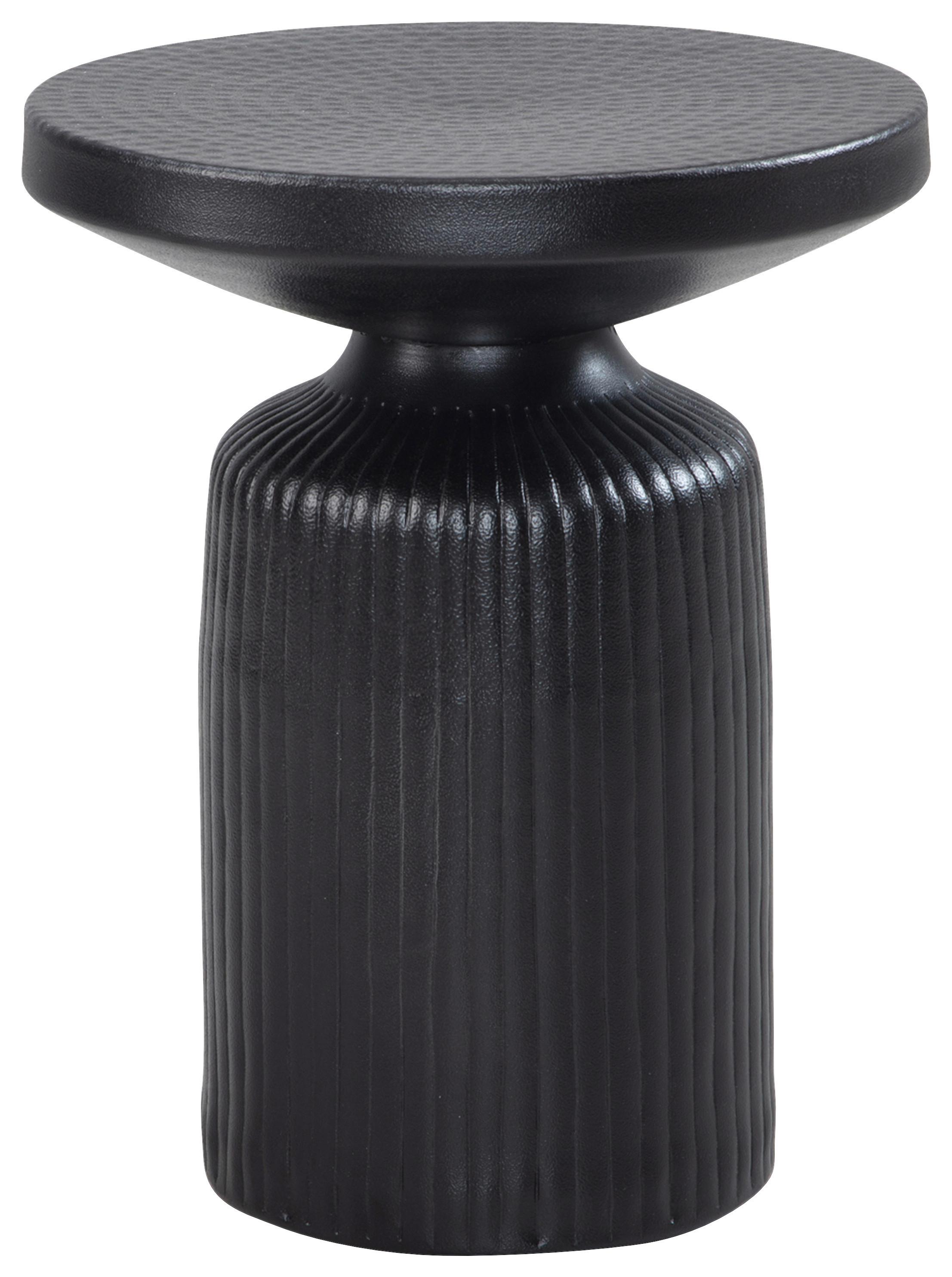 BEISTELLTISCH WL6.758 - Schwarz, Design, Metall (40/30cm) - MID.YOU