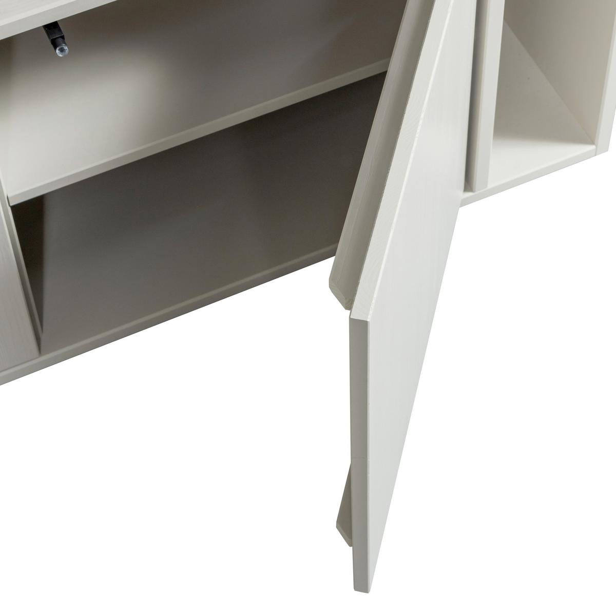 Lowboard Settle Down Grau - Grau, Design, Holz (108/45/44cm) - Livetastic