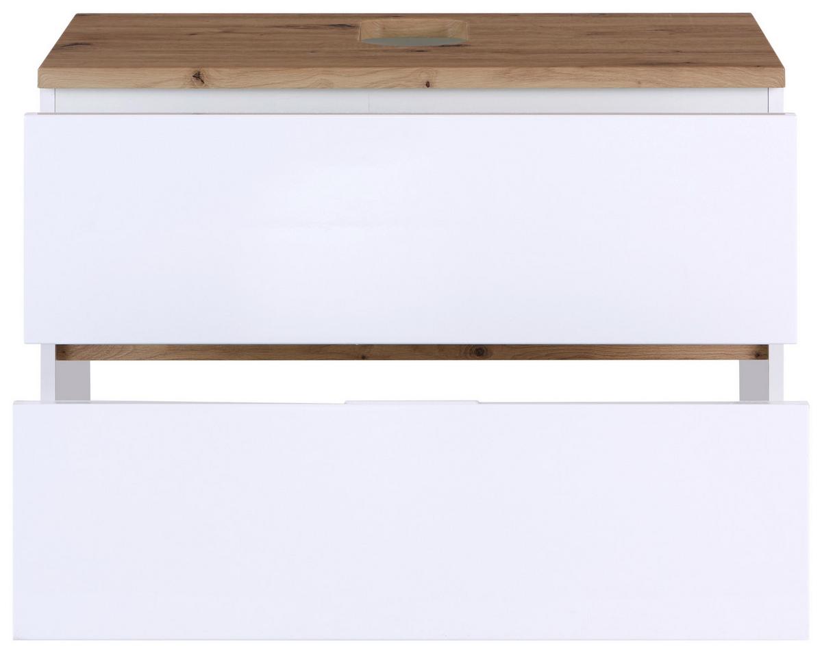 Donji Element Za Umivaonik Mabella - bijela, Moderno, drvni materijal/keramika (80/64,5/47cm) - Premium Living