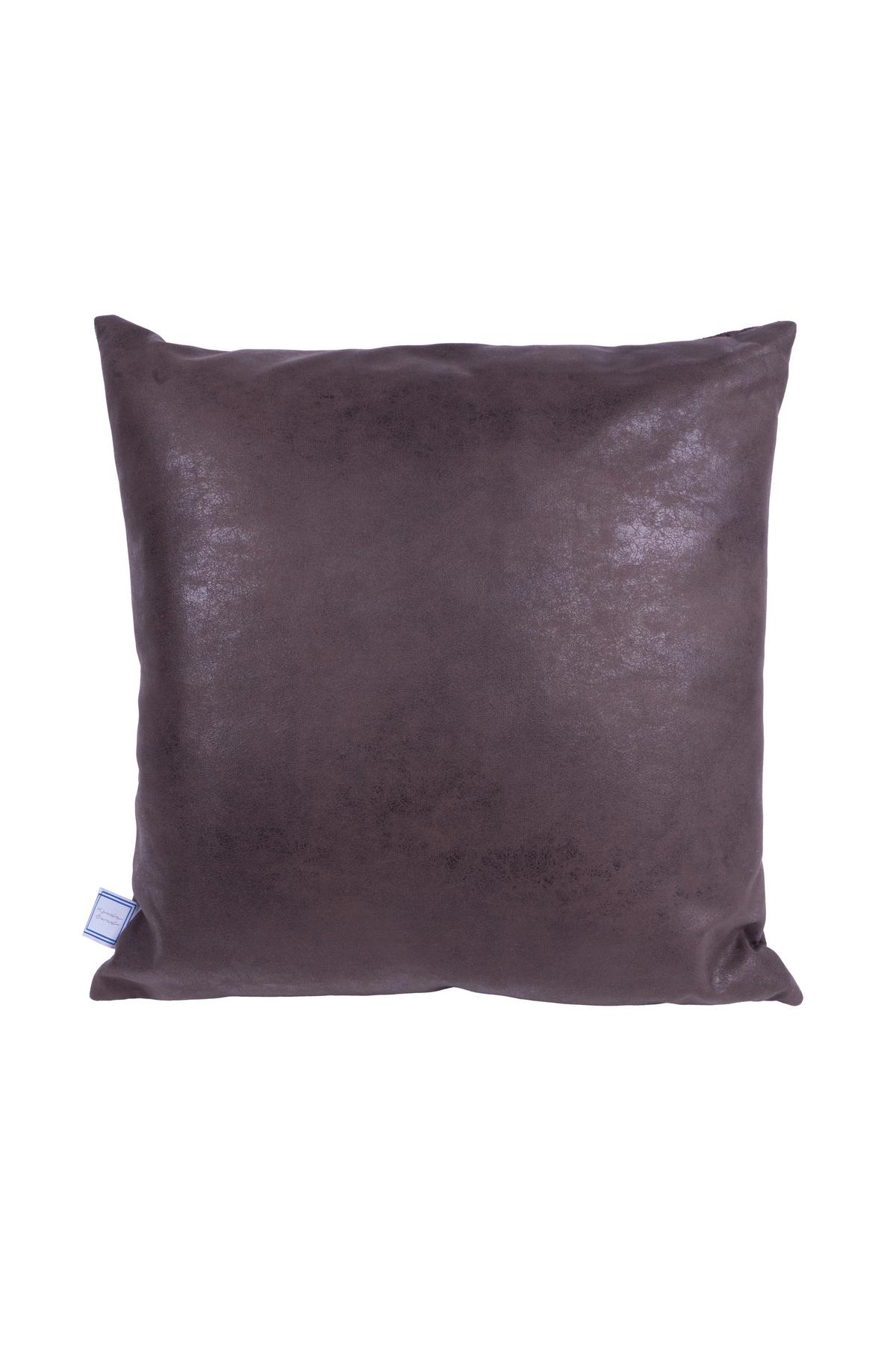 ZESTAW PODUSZEK DEKORACYJNYCH PICCO 125 2-CZĘŚCIOWY - szary/brązowy, Konventionell, tkanina (30x45/50x45cm)