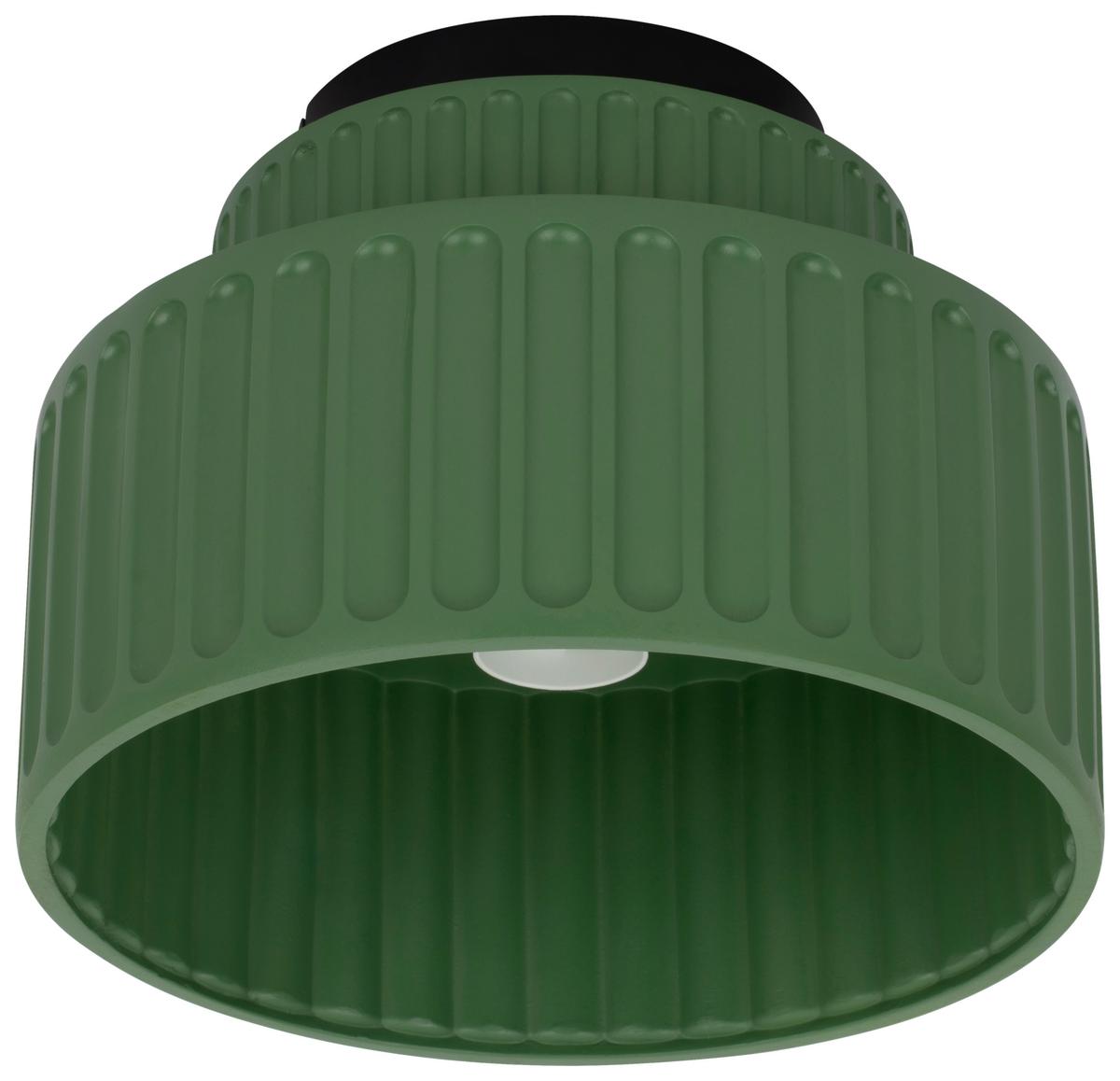 LAMPA SUFITOWA KIRIA - zielony, Design, tworzywo sztuczne/metal (23/18,5cm) - Collet's Monde