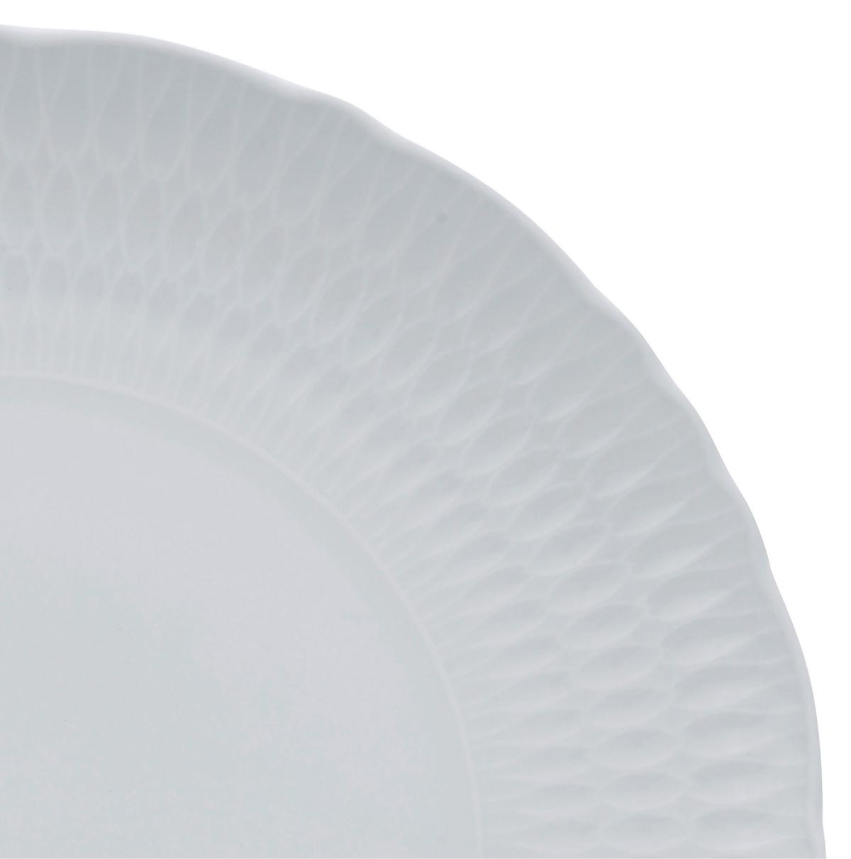Tafelservice Sofia White aus Weiß, 12-teilig - Weiß, Trend, Keramik (36,5/36,5/34,5cm) - Creatable