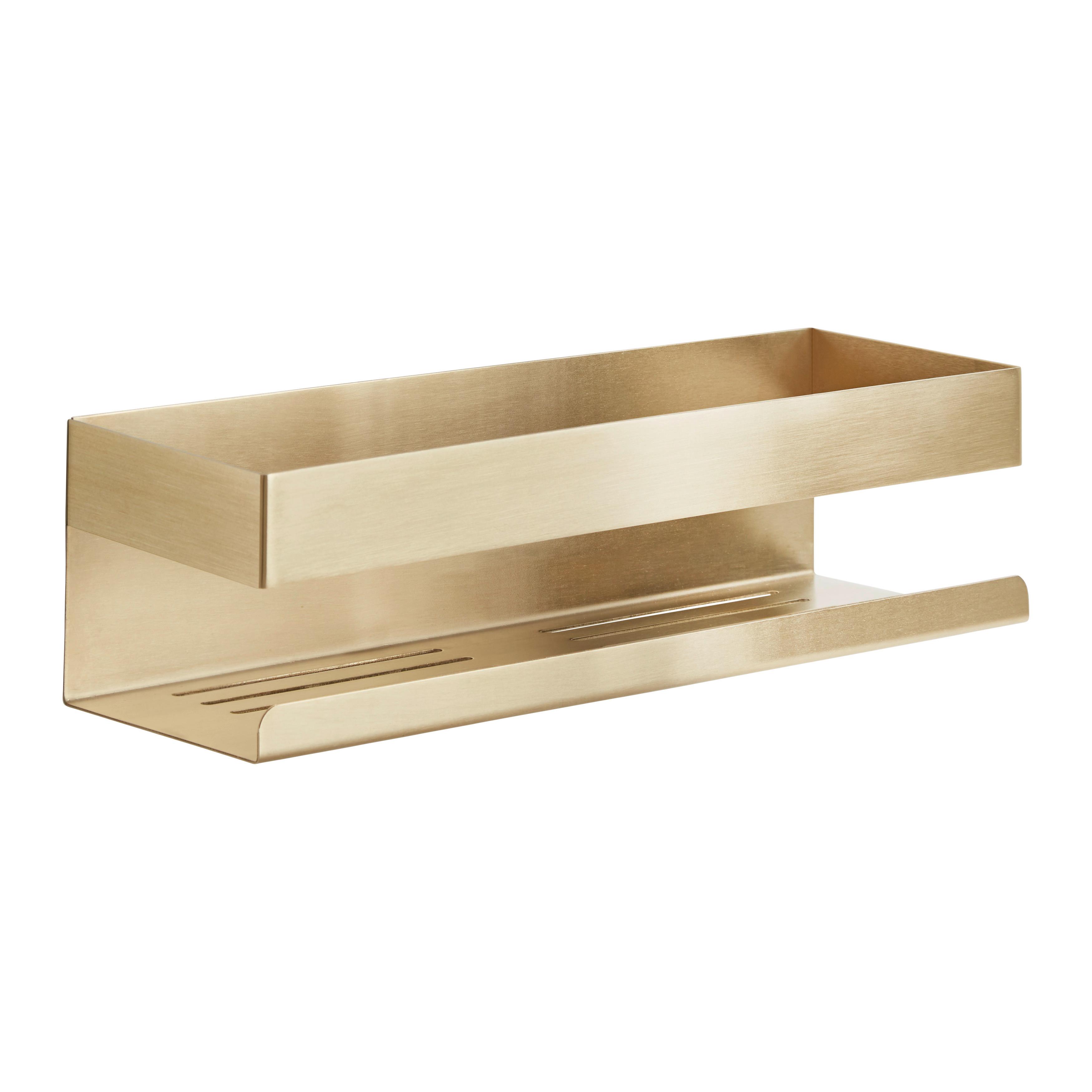 Ablage in Goldfarben - Goldfarben, Lifestyle, Metall (30/8/10,5cm) - Mömax