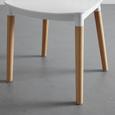 STUHL in weiß 'Celine' - Buchefarben/Weiß, MODERN, Holz/Kunststoff (44/84/50cm) - Bessagi Home STUHL in weiß 'Celine' - Buchefarben/Weiß, MODERN, Holz/Kunststoff (44/84/50cm) - Bessagi Home