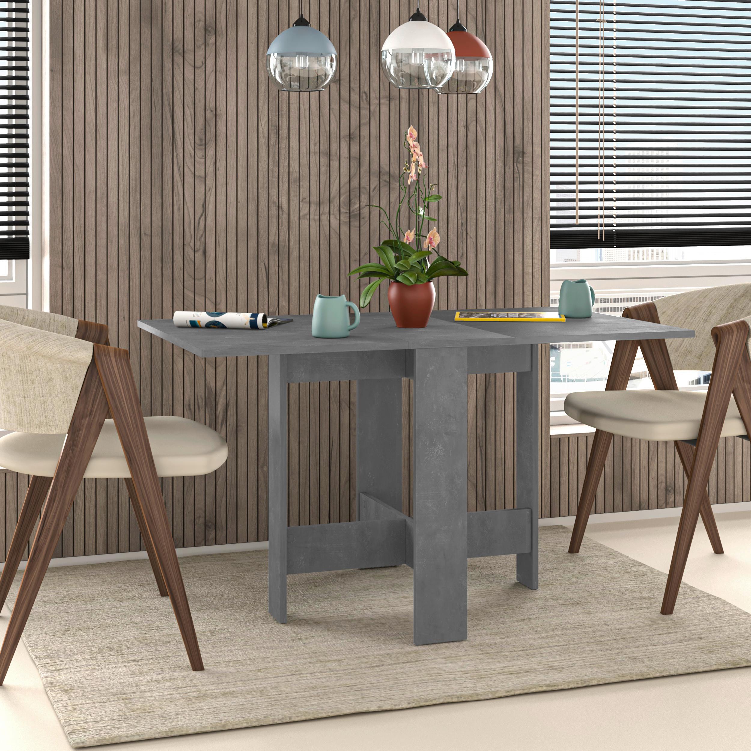 Jedilna Miza Artemio, Siva, 130x76cm - siva, Design, leseni material (130/76/73cm) - Livetastic