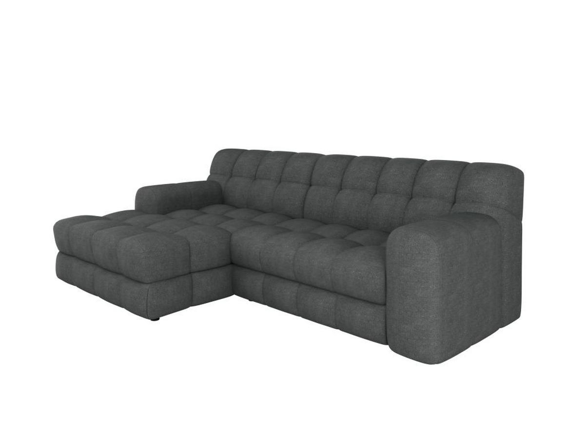 Kutna Garnitura Karl - crna/antracit, Moderno, tekstil/plastika (169/287cm) - Modern Living