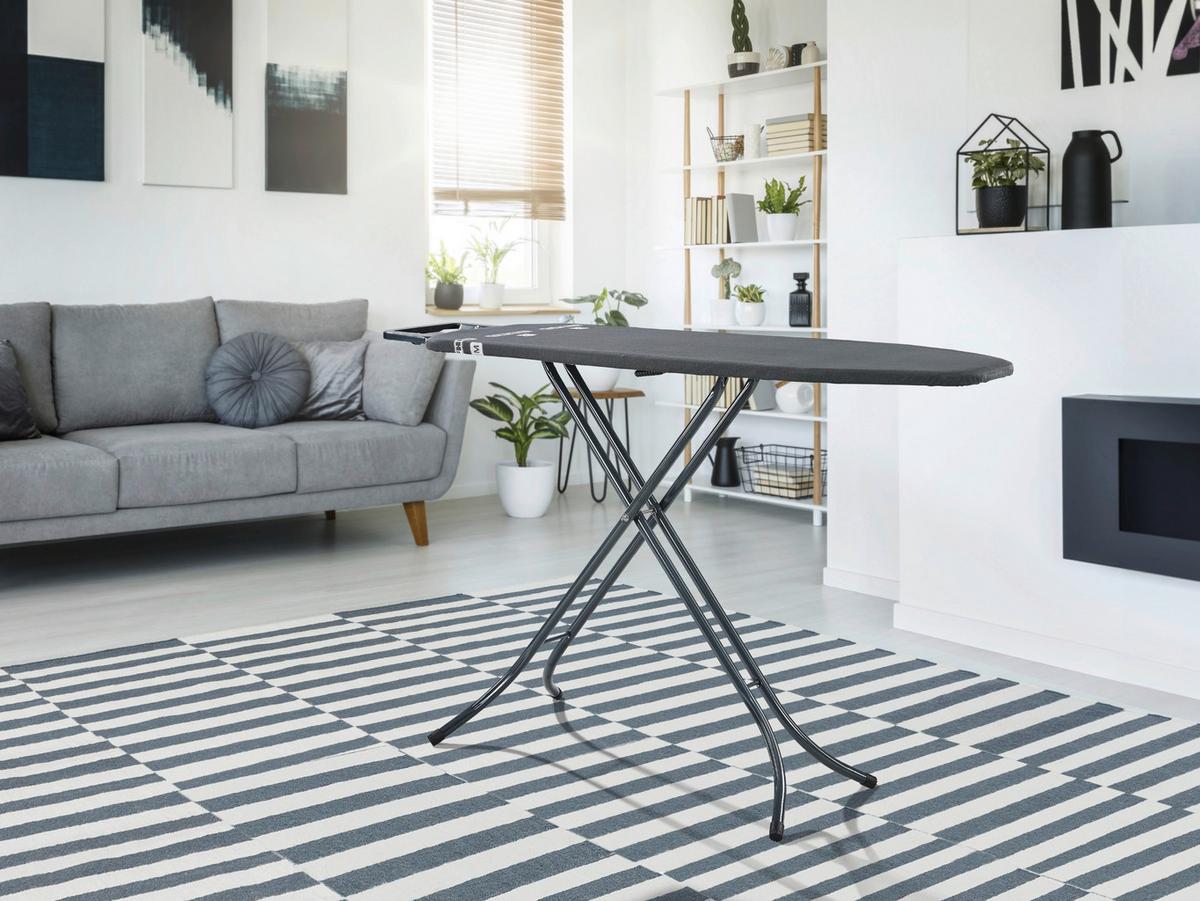 DESKA DO PRASOWANIA 72486 - czarny, Basics, tkanina (120/38/88cm) - Leifheit
