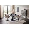 STOL MED ARMSTÖD LEONA - beige/svart, Design, metall/textil (61/87/63cm) - Mömax