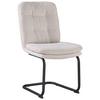 Stuhl Nova Beige - Beige/Schwarz, MODERN, Textil/Metall (48/91/66cm) - Premium Living