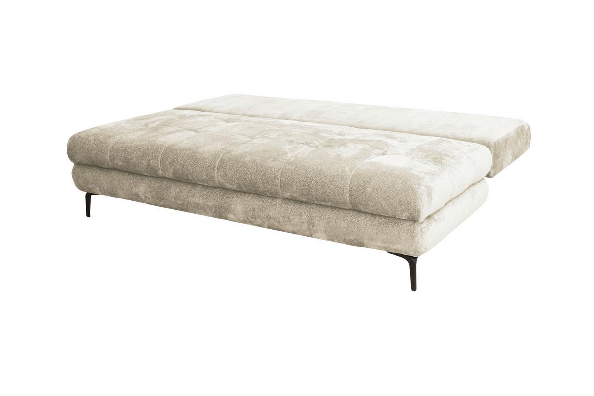 Canapea extensibila PERLA - crem, Konventionell, textil (203/94/96cm)