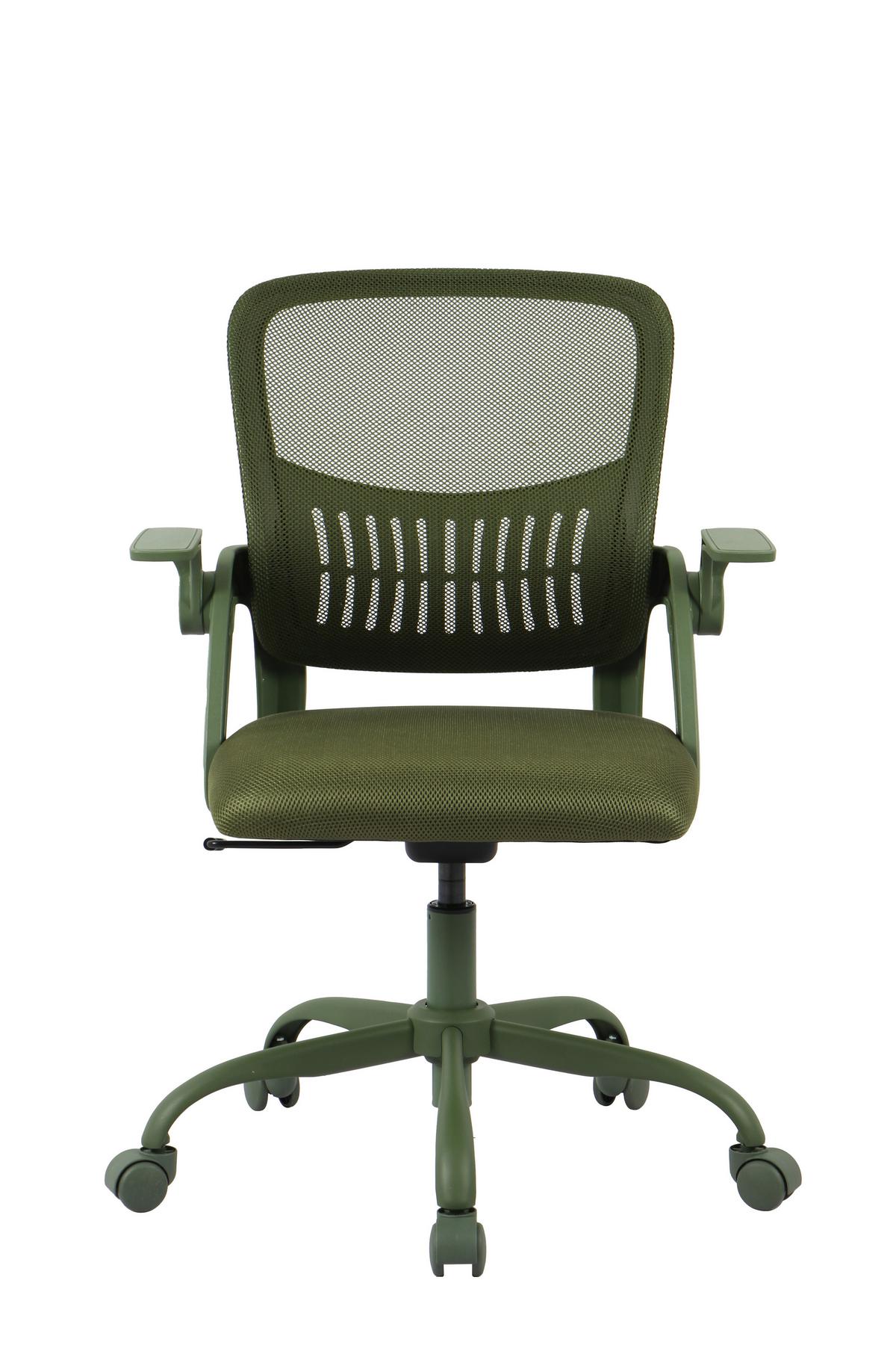 DREHSTUHL SASKIA - Schwarz/Grün, Modern, Kunststoff/Textil (57/86,5/96/63cm) - Based