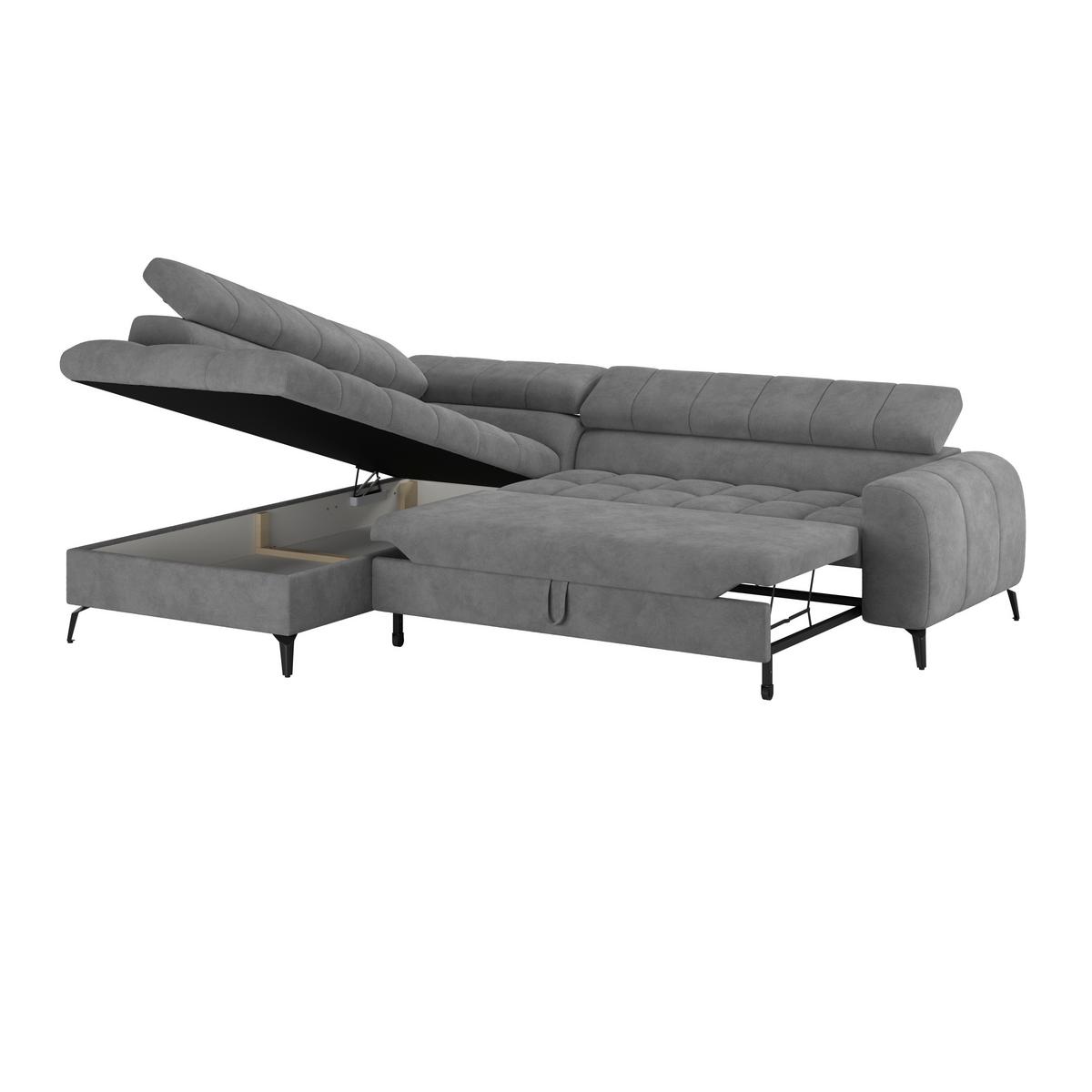 Coltar VOLF - gri-albăstrui/negru, Trend, plastic/textil (203/261cm) - Modern Living