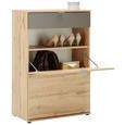 Kommode in Eichefarben - Eichefarben/Anthrazit, MODERN, Holzwerkstoff/Kunststoff (72,0/108,5/37cm) - Mömax modern living Kommode in Eichefarben - Eichefarben/Anthrazit, MODERN, Holzwerkstoff/Kunststoff (72,0/108,5/37cm) - Mömax modern living