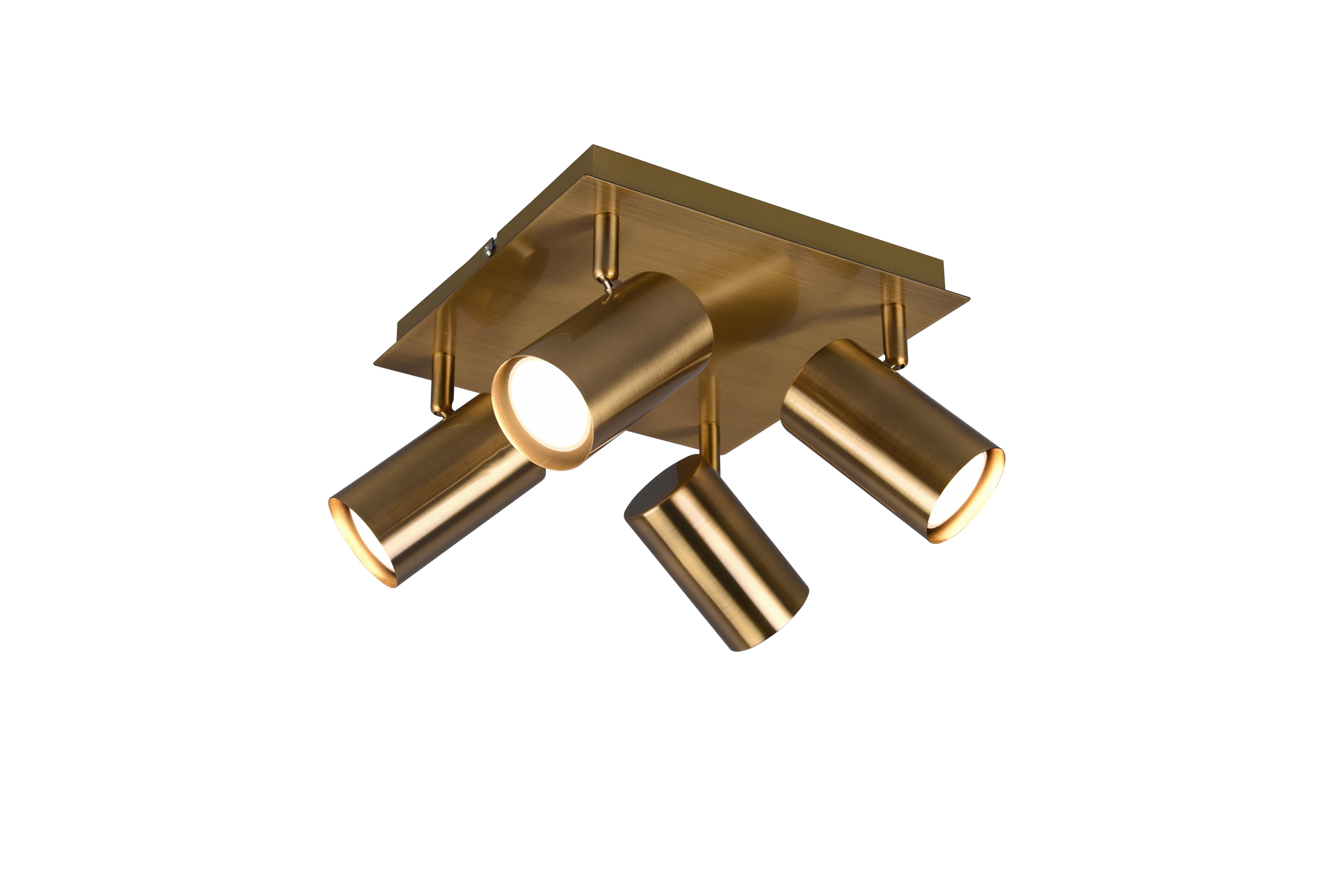 Strahler Spot Marley in Messingfarben max. 35 Watt - Messingfarben, Design, Metall (24,0/15,0/24,0cm) - Trio Leuchten