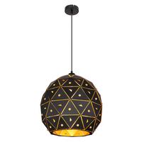 Svjetiljka Viseća 54029h1 Jodie - prozirno/zlatne boje, Basics, staklo/metal (40/120cm) - Globo