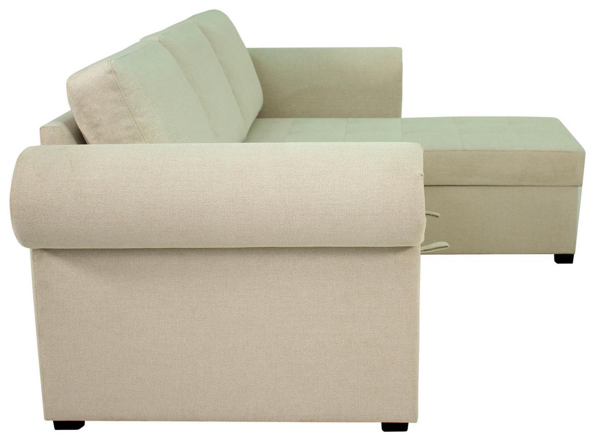 Kutna Garnitura Oslo - krem, Romantično / ladanjski, tekstil (260/85/155cm) - Modern Living