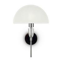 Wandleuchte Prima Chromfarben max. 60 Watt - Chromfarben, Trend, Glas/Textil (45/30/16cm) - MAYTONI