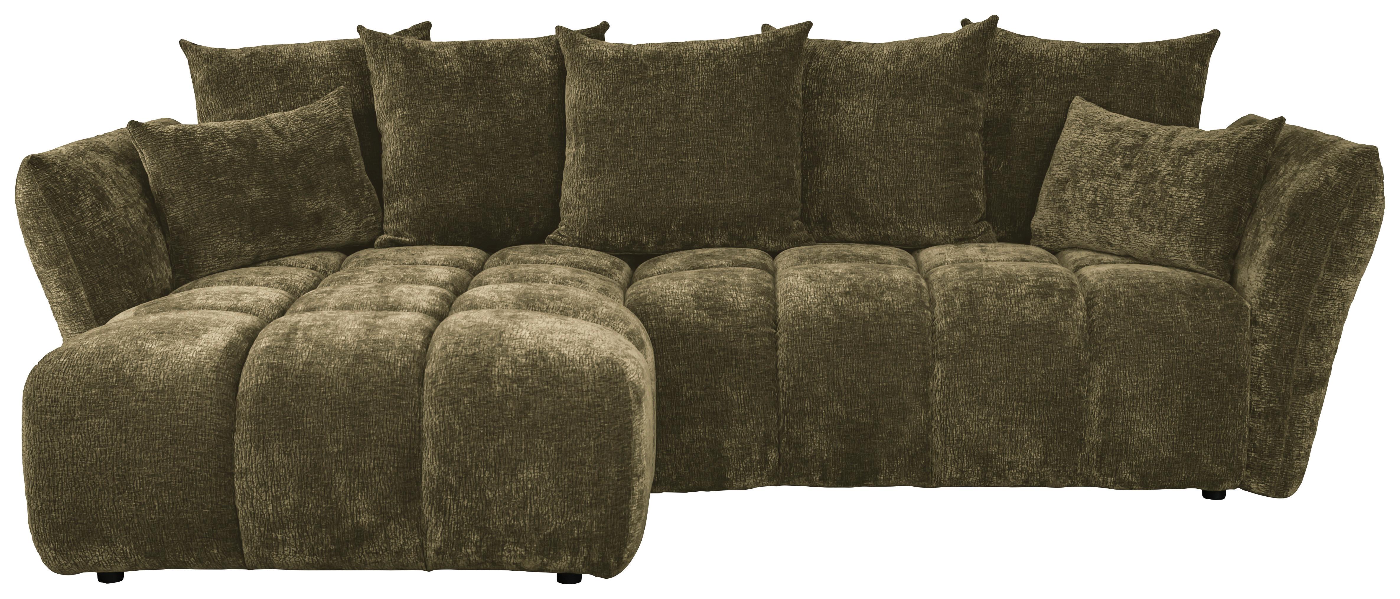 Canapea modulara CAMMELLIO - măsliniu, Modern, textil (296/75-95/189cm) - Mömax