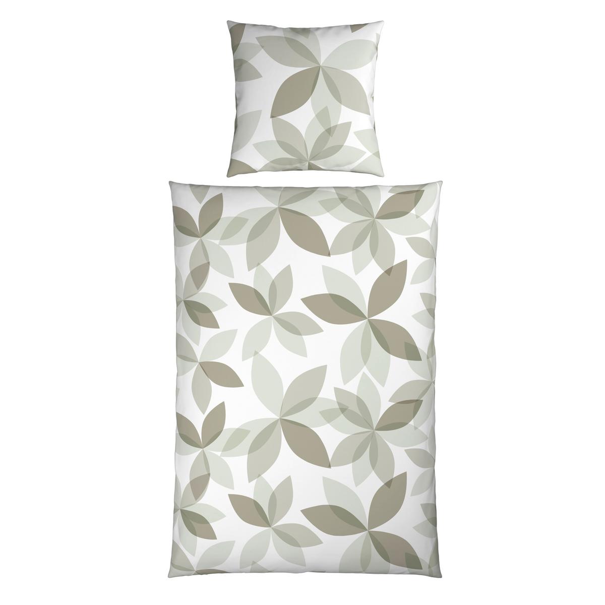 Bettwäsche Yuki Olivgrün ca. 135x200cm - Olivgrün, Textil (135/200cm) - Mömax