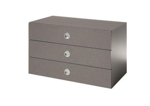 Unutarnji Ladičar Alicante - siva, Basics, drvni materijal (82,5/49/48,5cm) - Modern Living