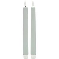 Stabkerze Rina Blaugrau, 2er Set - Blaugrau (2,2/22cm) - Mömax