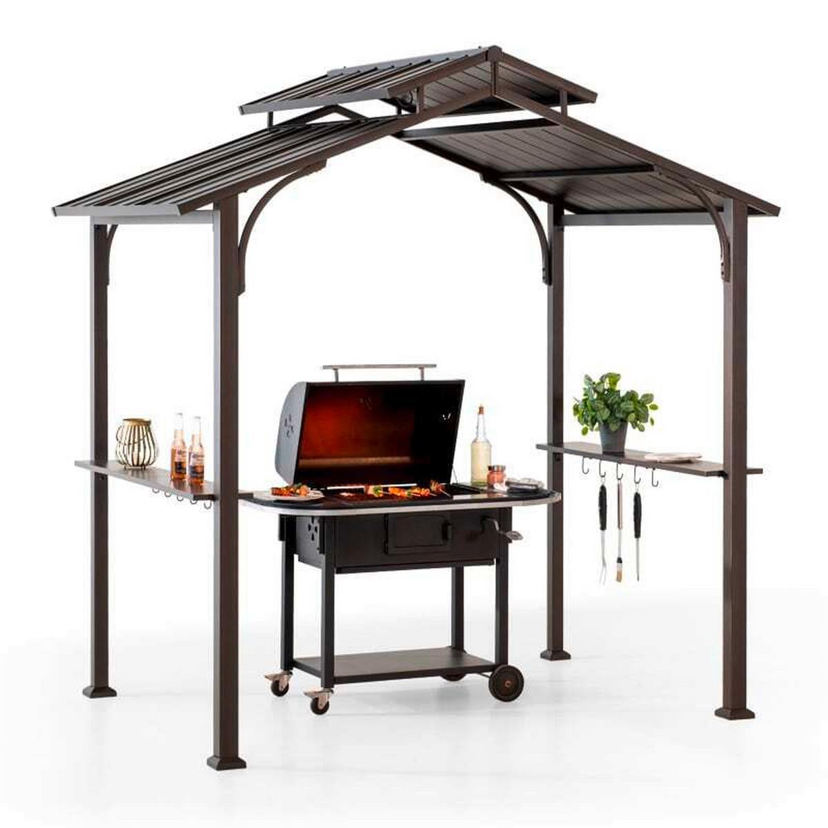 Pavillon Ecrins Braun - Braun, Basics, Metall (242/248/153cm) - Modante