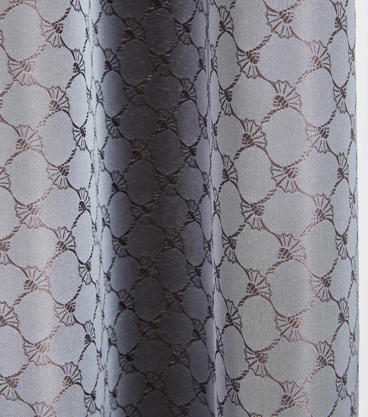 ZASŁONA NA PRZELOTKACH J-ALLOVERS 70029-022 JOOP! - ciemnobrązowy, Design, tkanina (140/250cm) - Joop!