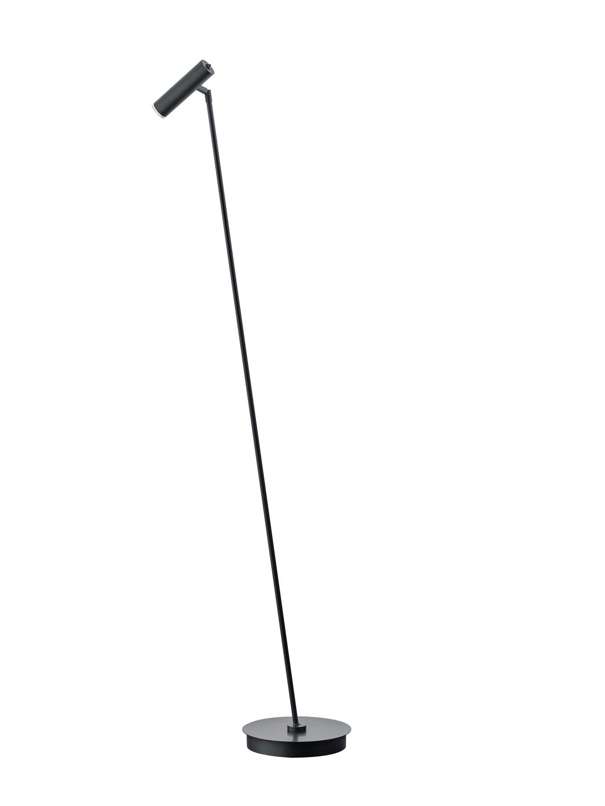 LAMPA STOJĄCA LED 60456/1-06 - czarny, Design, metal (39/140cm) - Hell