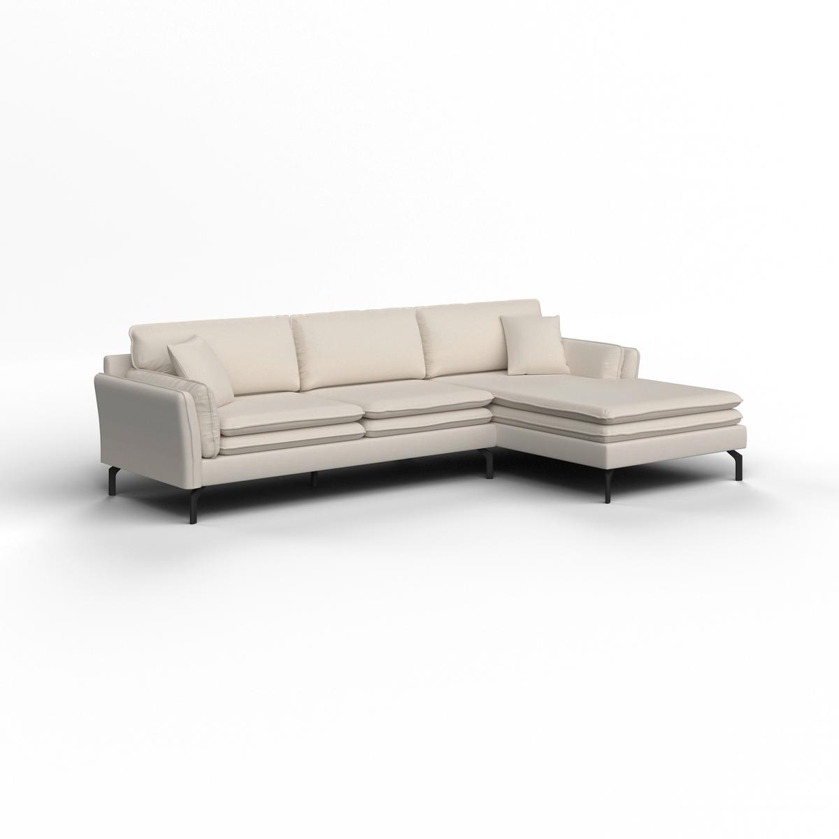 Coltar LANI - culoare natur, Modern, lemn/metal (296/86/170cm) - Bessagi Home
