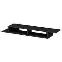 WANDBOARD ARTEMIS TV-WANDREGAL - Schwarz, Design, Holzwerkstoff (149/16,4/29,6cm) - Livetastic