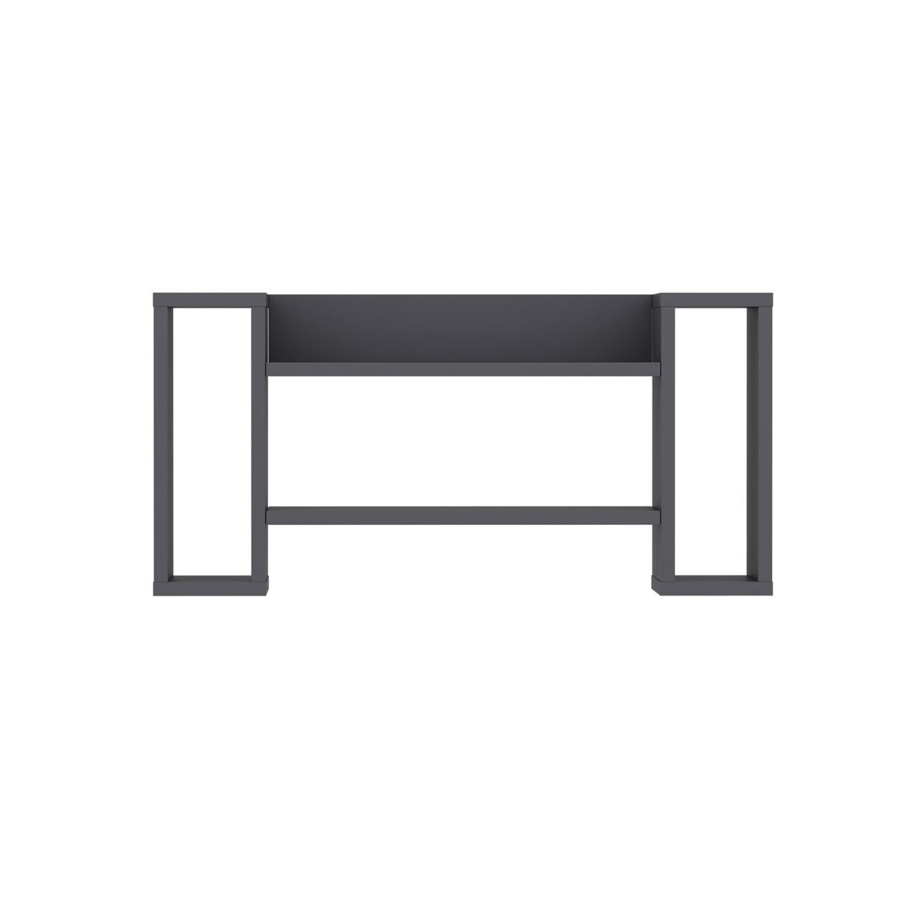 Stenski Regal Troy - antracit, Design, leseni material (80,2/39,2/25,4cm) - Livetastic