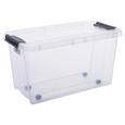 Aufbewahrungsbox Chaos ca. 71l - Transparent, MODERN, Kunststoff (72,5/39,5/39cm) Aufbewahrungsbox Chaos ca. 71l - Transparent, MODERN, Kunststoff (72,5/39,5/39cm)