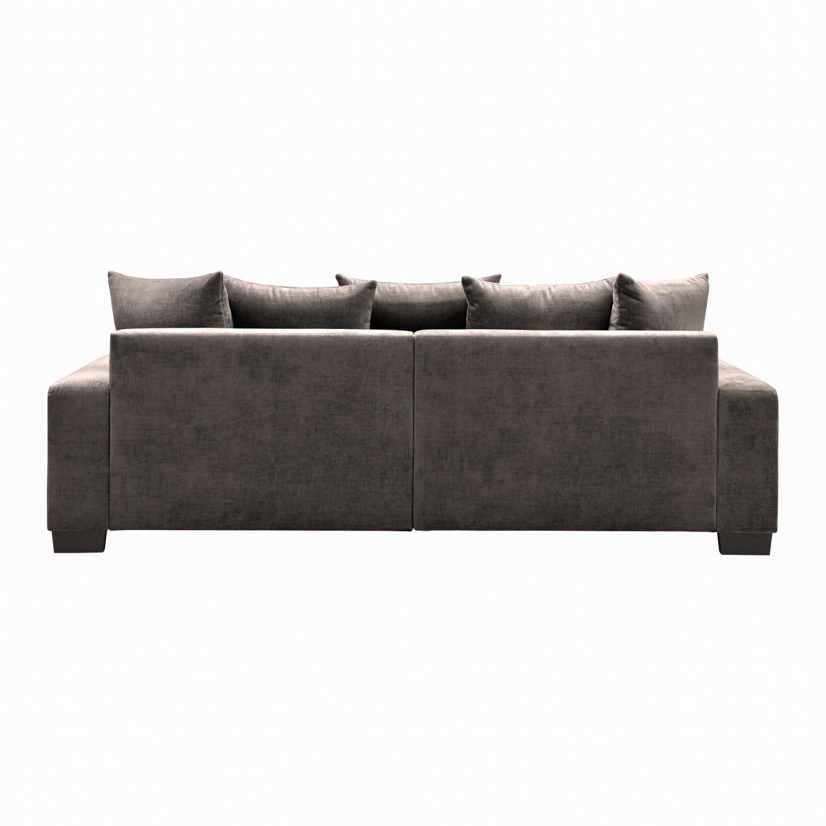 Bigsofa Matteo Graphitfarben - Graphitfarben/Schwarz, MODERN, Holz (246/93/124cm) - Based