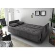 Sofa mit Schlaffunktion in Grau 'Aron' - Silberfarben/Grau, Trend, Holzwerkstoff/Kunststoff (216/95/95cm) - Livetastic Sofa mit Schlaffunktion in Grau 'Aron' - Silberfarben/Grau, Trend, Holzwerkstoff/Kunststoff (216/95/95cm) - Livetastic
