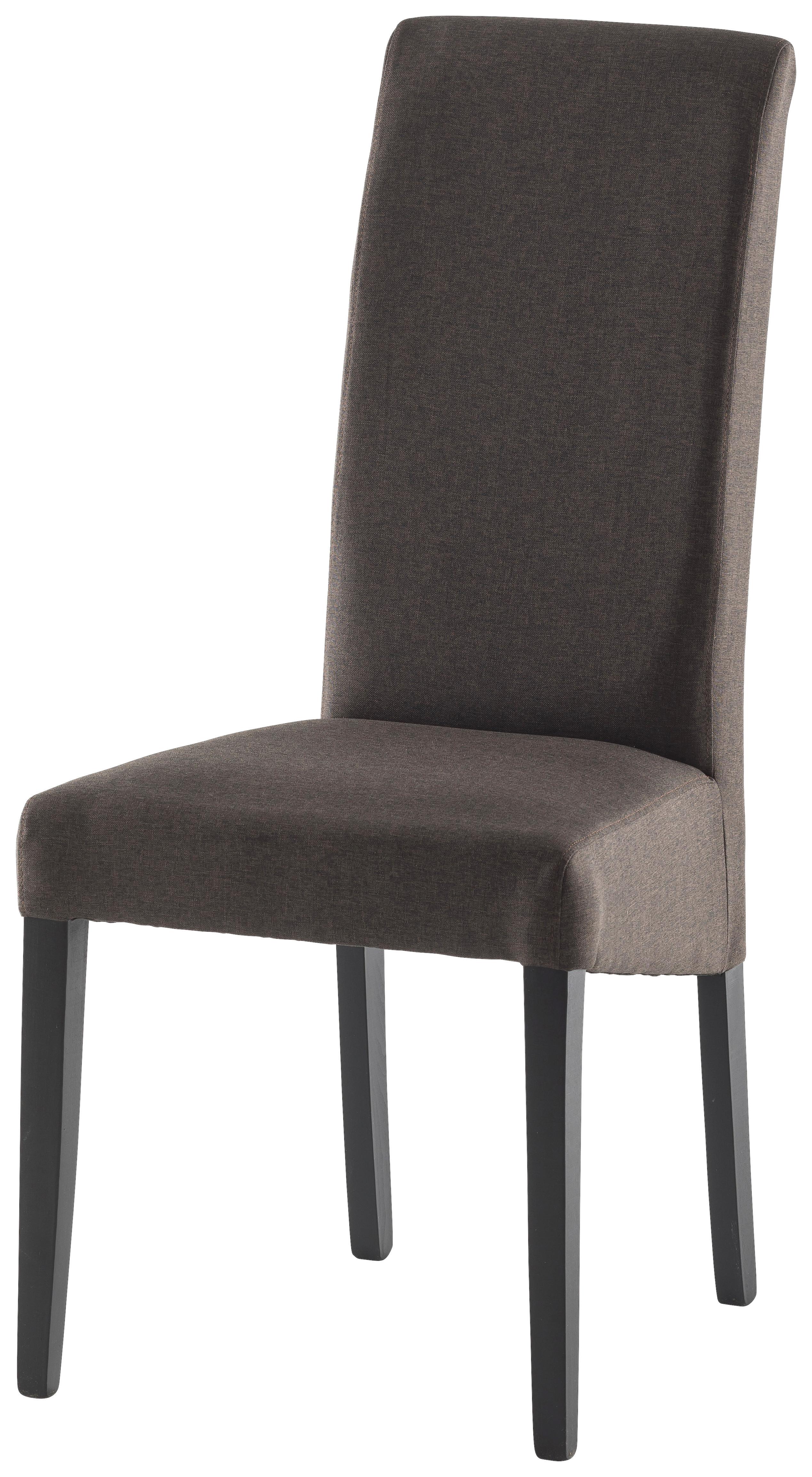 Scaun Roko - maro/negru, Konventionell, lemn (46/101/62cm)