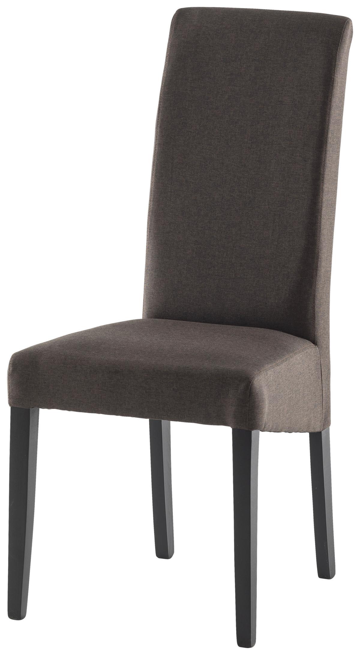 Scaun Roko - maro/negru, Konventionell, lemn (46/101/62cm)