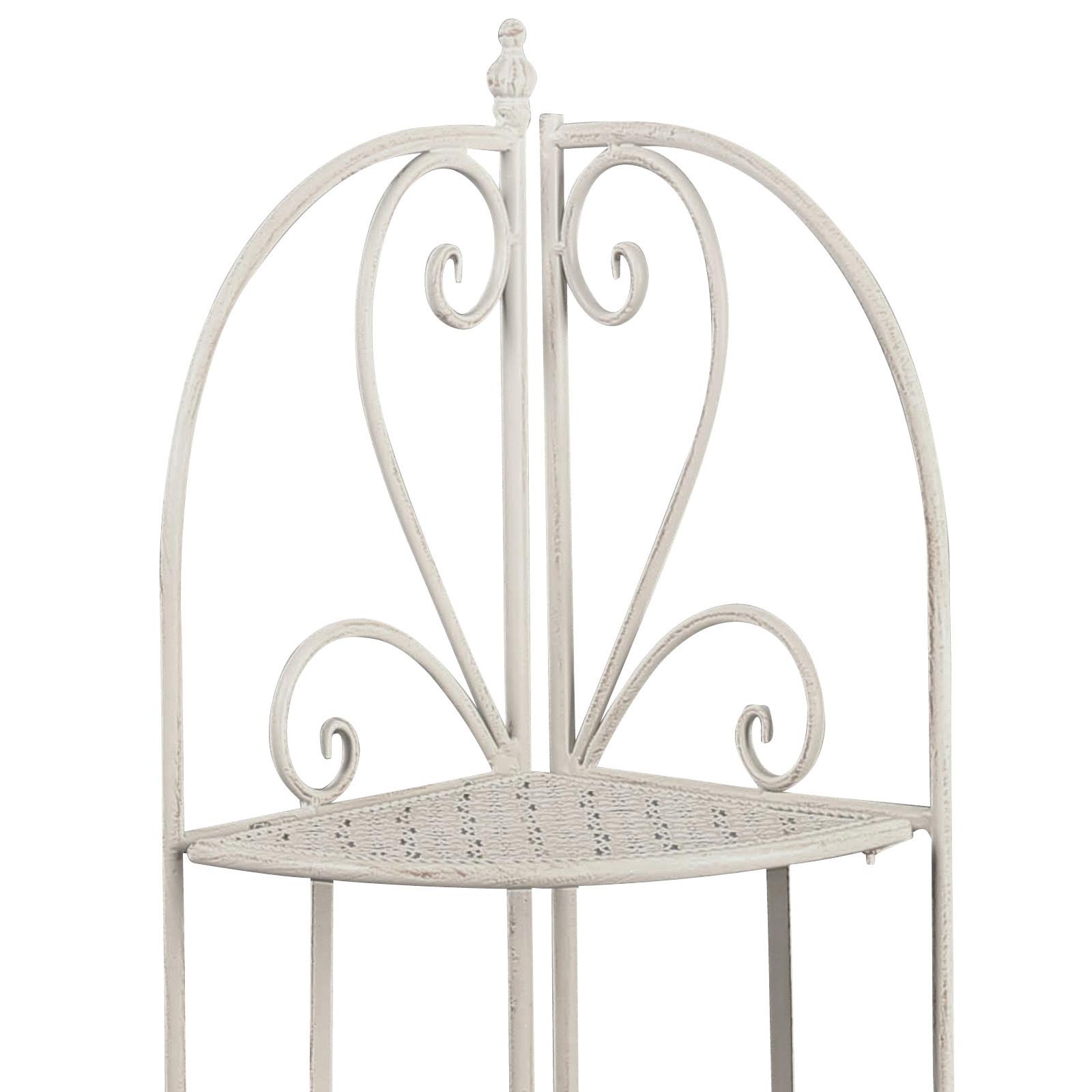 Regal Nadim 2, Bela - bela, Moderno, kovina (34/120/47cm)