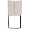 STOL NOVA - beige/svart, Modern, metall/textil (47/90/61cm) - Mömax