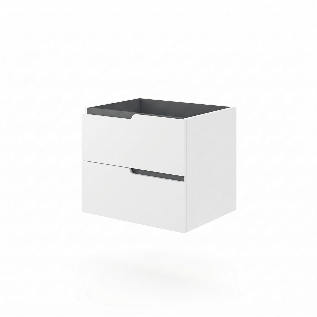 Element Ispod Umivaonika Winter - bijela/antracit, Moderno, drvni materijal (60/51/46cm)