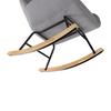 RELAXFÅTÖLJ EMILIO - grå/naturfärgad, Modern, metall/trä (68/92/87cm) - Bessagi Home