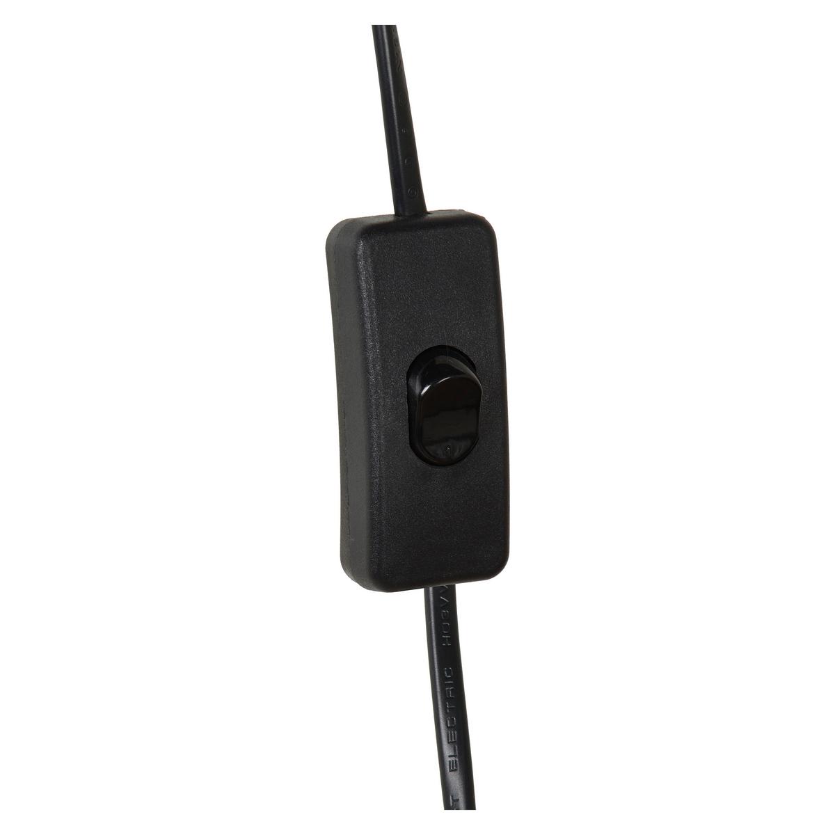 Wandleuchte 06218/01/30 Sebo - Schwarz, Design, Metall (37/12.5/13cm) - Lucide
