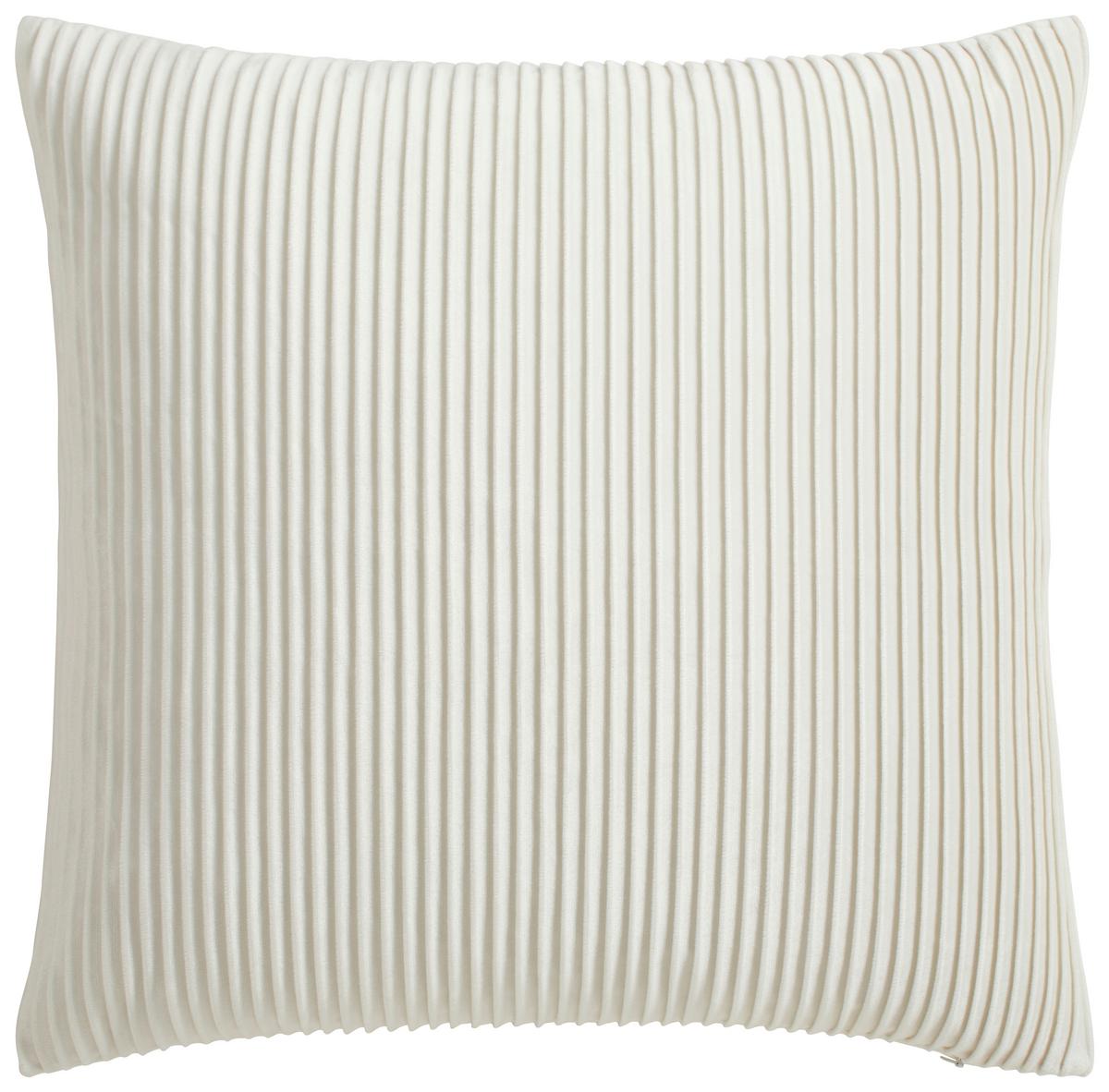Zierkissen Melania in Beige ca. 45x45cm - Beige, Romantik / Landhaus (45/45cm) - Modern Living