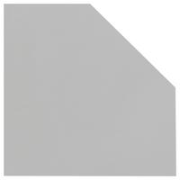 Eckverbindungsplatte hellgrau - Hellgrau, Basics, Holzwerkstoff (65/2,2/65cm) - MID.YOU