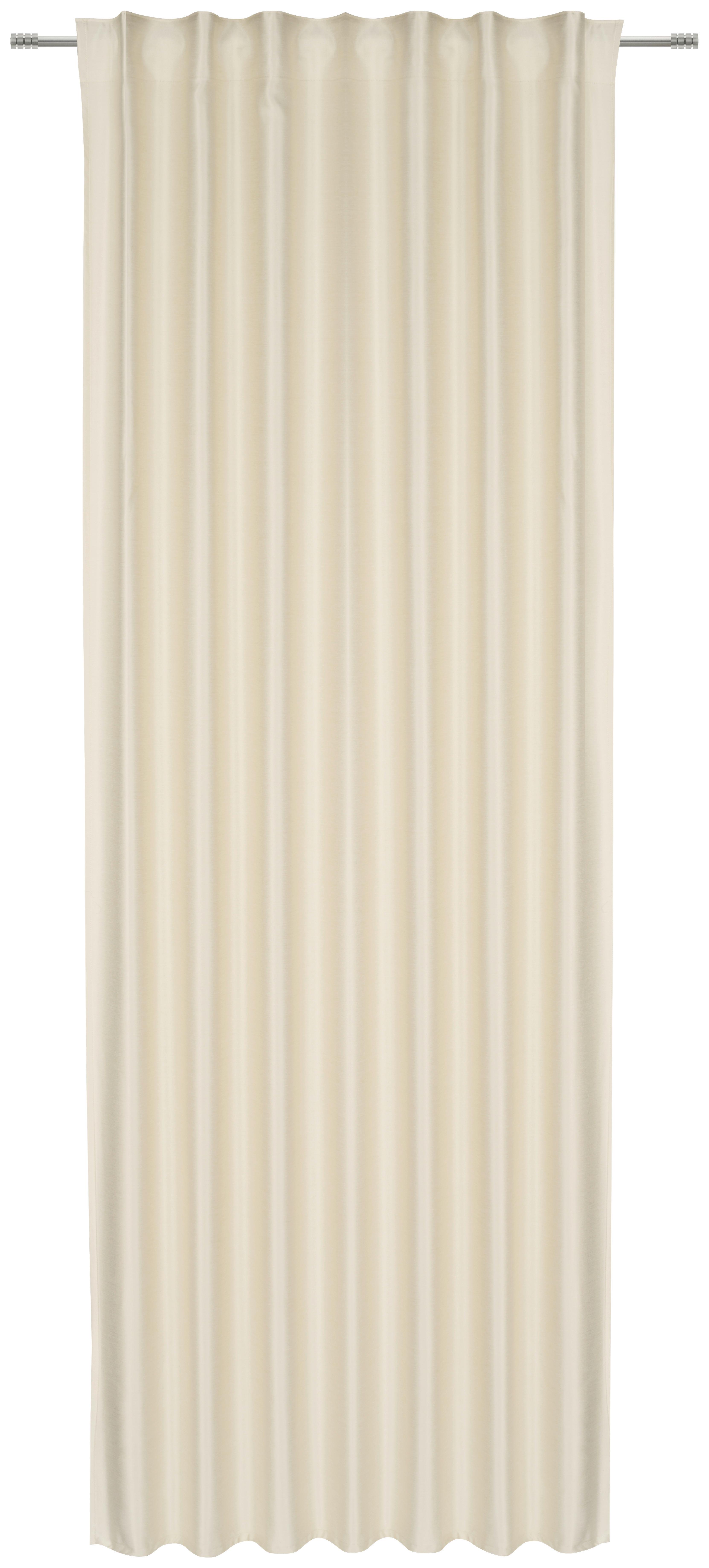 ZASŁONA GOTOWA ROVITA - beżowy, Design, tkanina (140/260cm) - Dieter Knoll