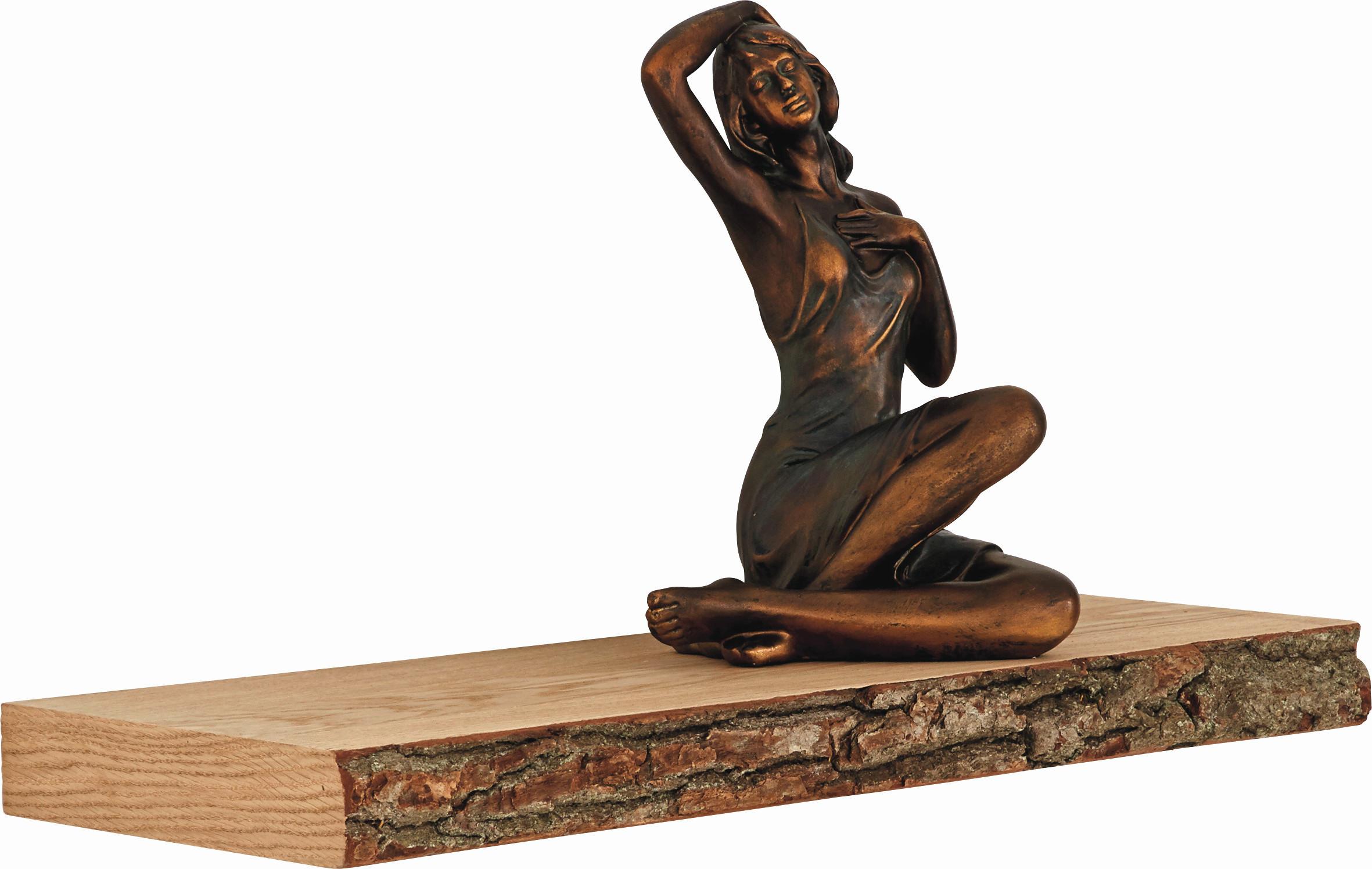 PÓŁKA ŚCIENNA CLASSIC - kolor dębowy, Konventionell, drewno (60/4,6/23,5cm)