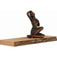 PÓŁKA ŚCIENNA CLASSIC - kolor dębowy, Konventionell, drewno (60/4,6/23,5cm)