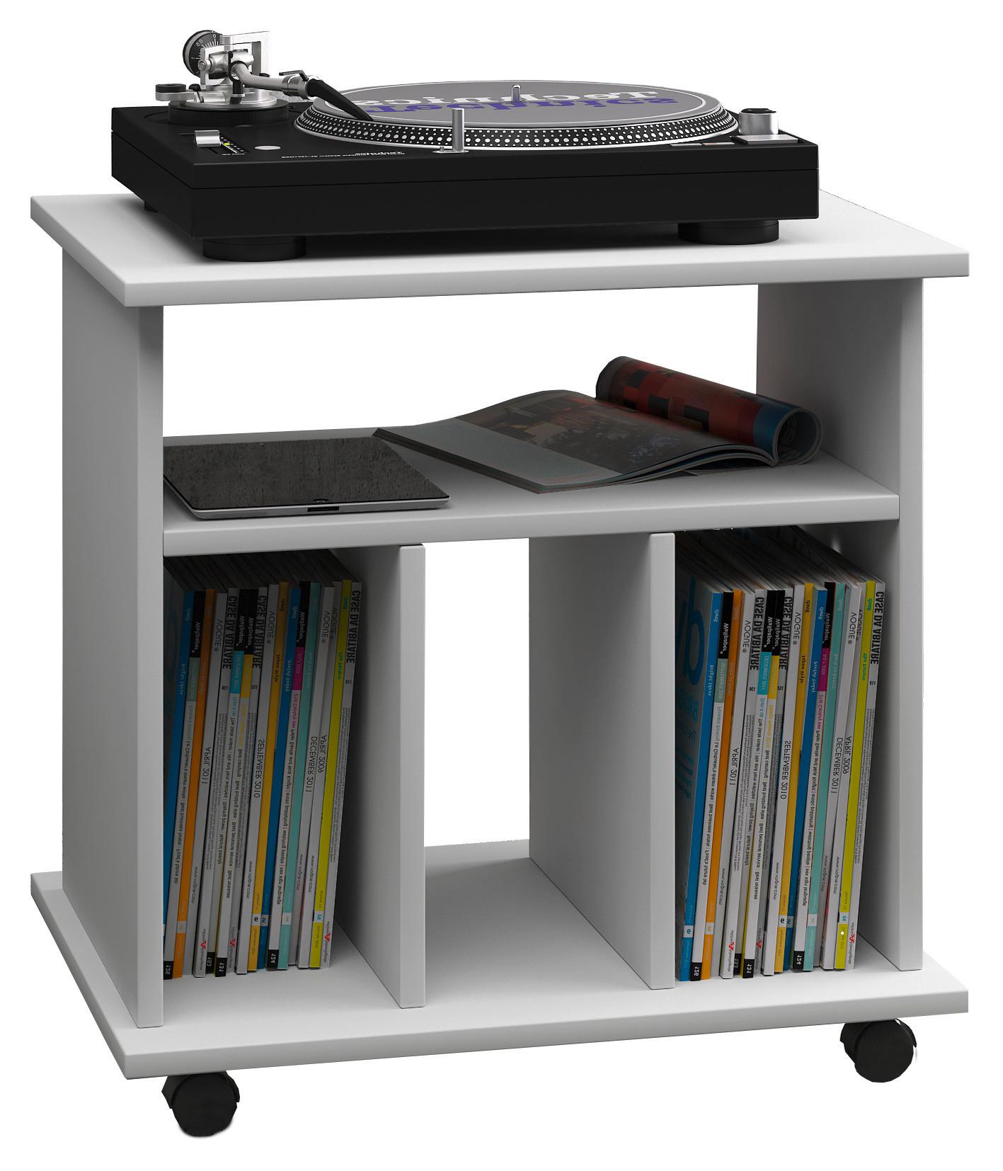 Regal Retal, Bela, 60 Cm - bela, Basics, leseni material/les (60/59/45cm) - MID.YOU