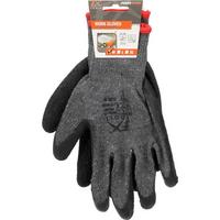 Munkáskesztyű Szürke/fekete - textil (16/3/28cm)