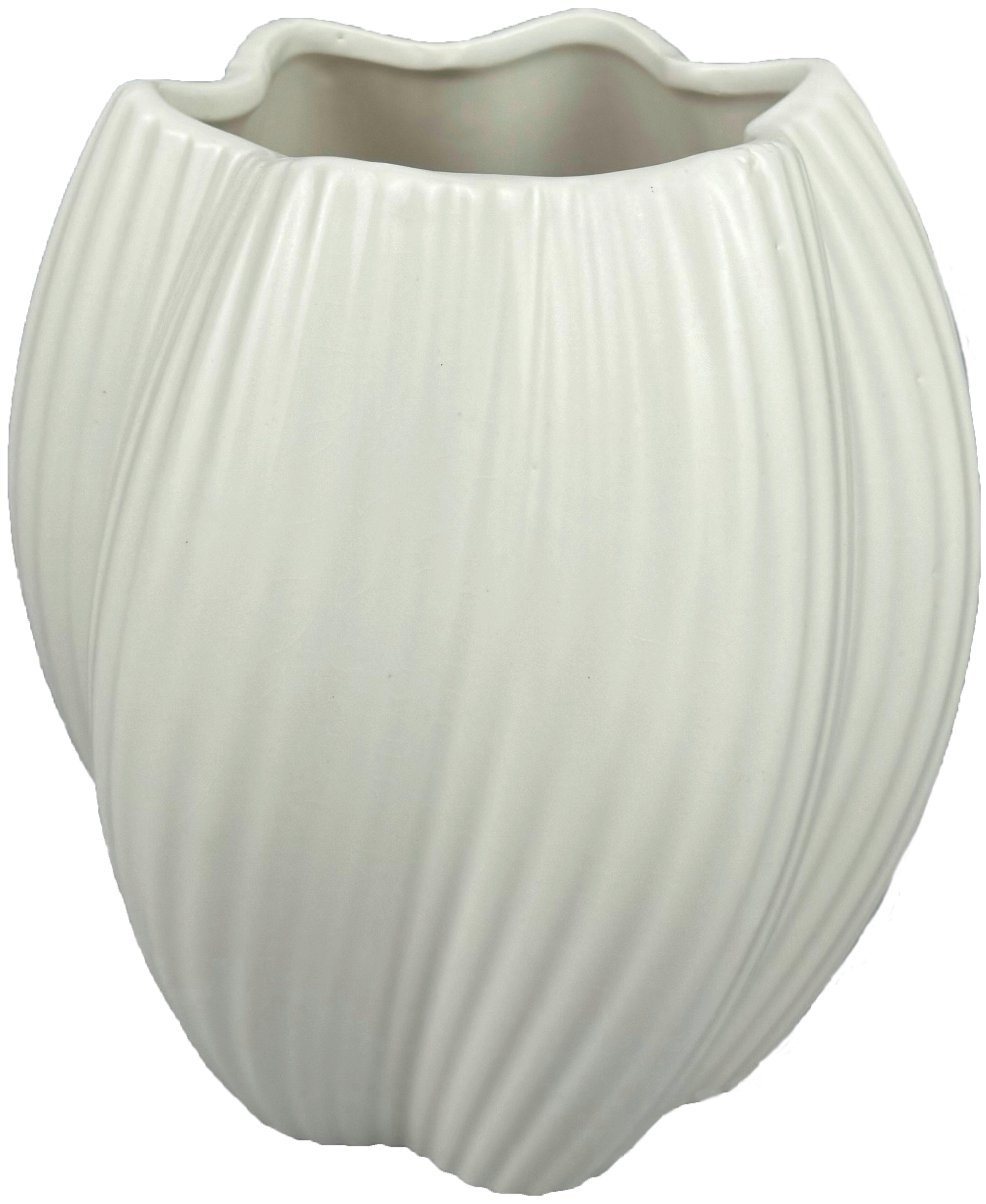 Vază cca. 16x18 cm Rea - alb, Modern, ceramică (16,7/18,2cm) - Mömax